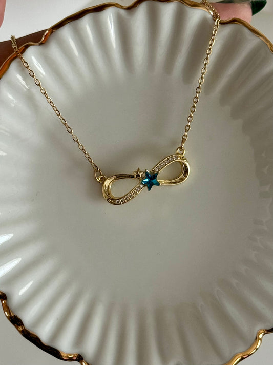Infinity Blue Star Neckpiece