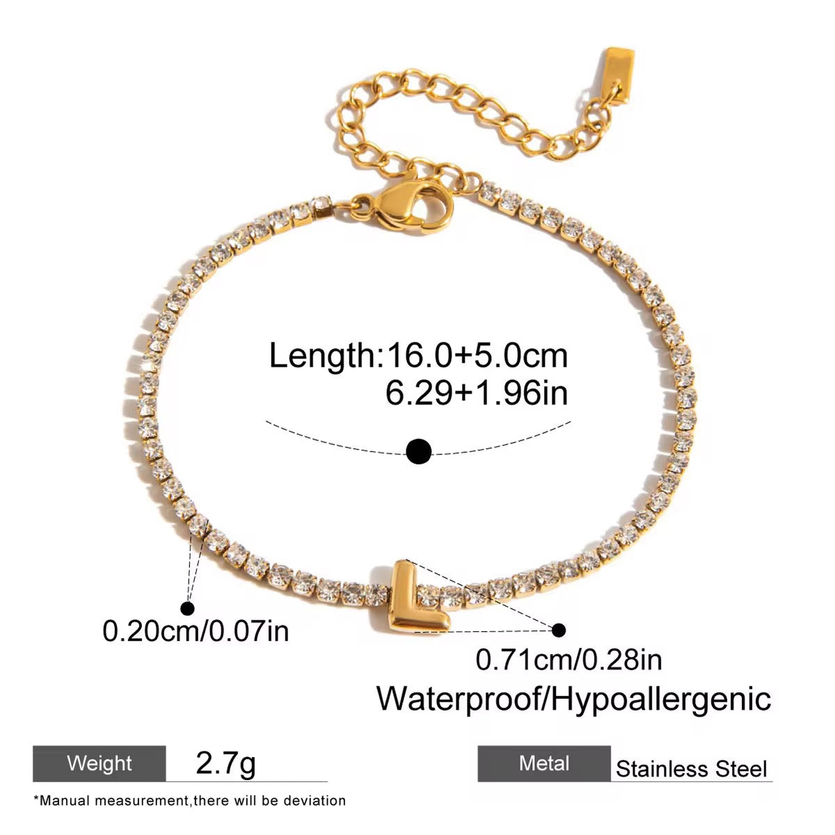 Cherished Initial Bracelet