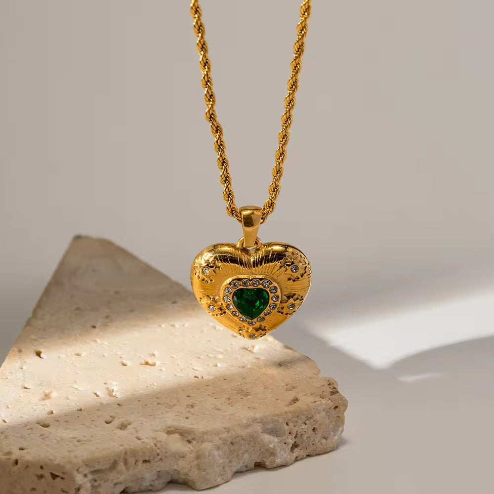 Green Cupid Neckpiece