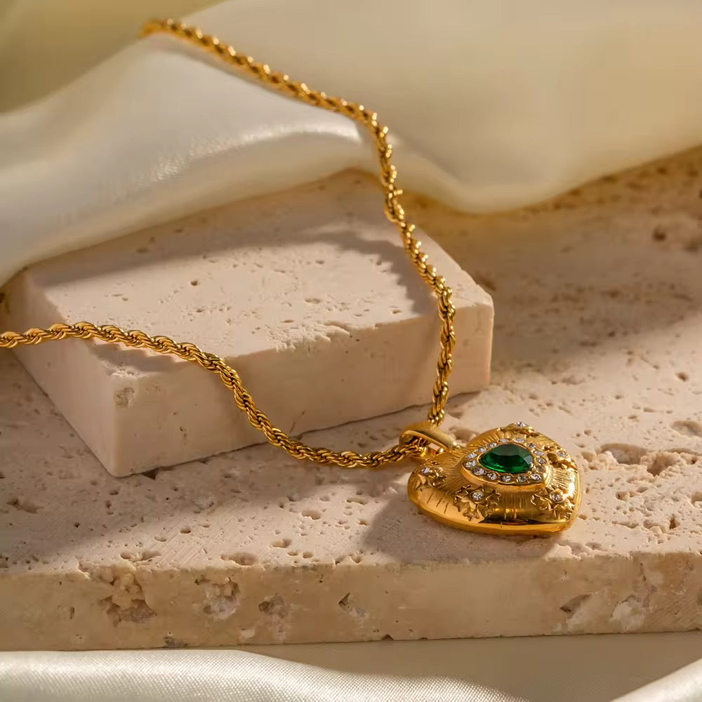 Green Cupid Neckpiece