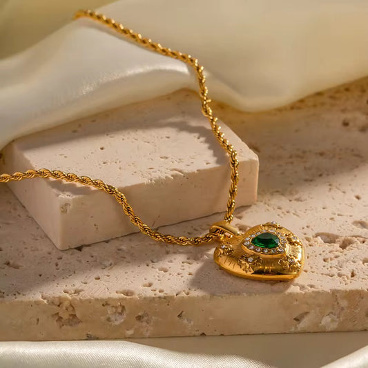 Green Cupid Neckpiece