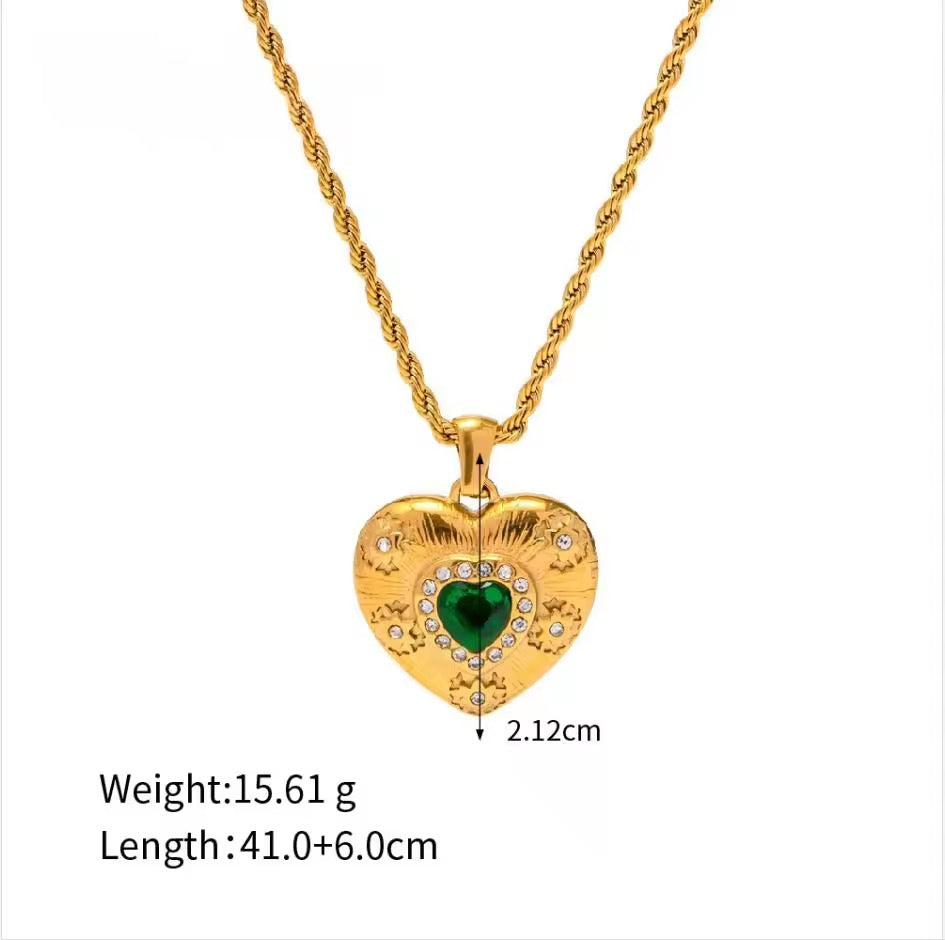 Green Cupid Neckpiece