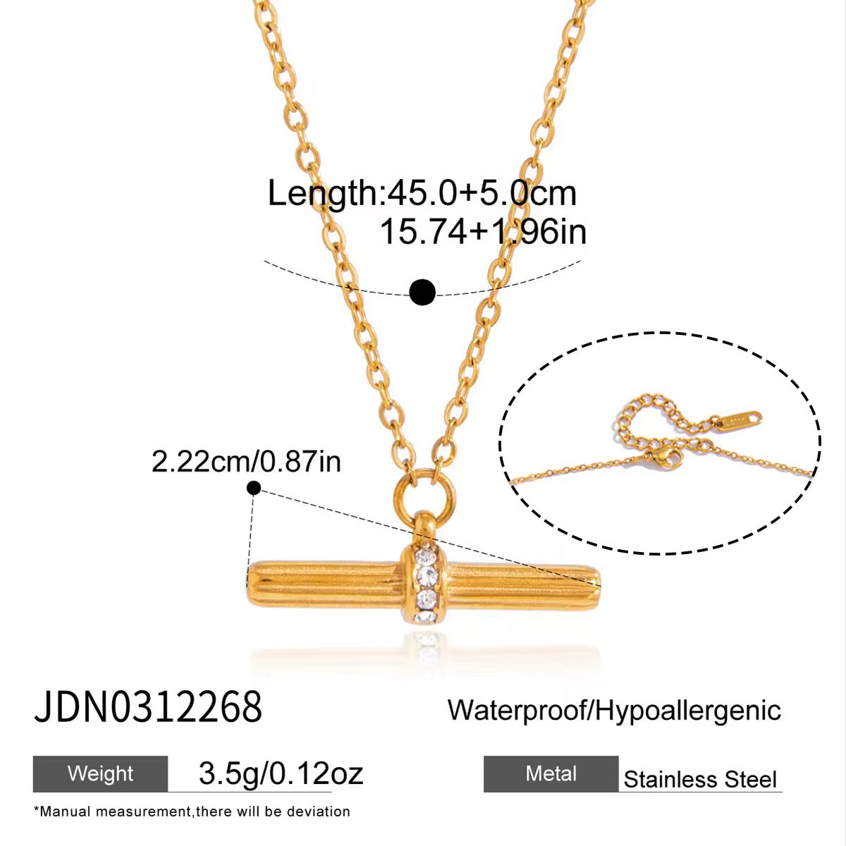 T Bar Neckpiece