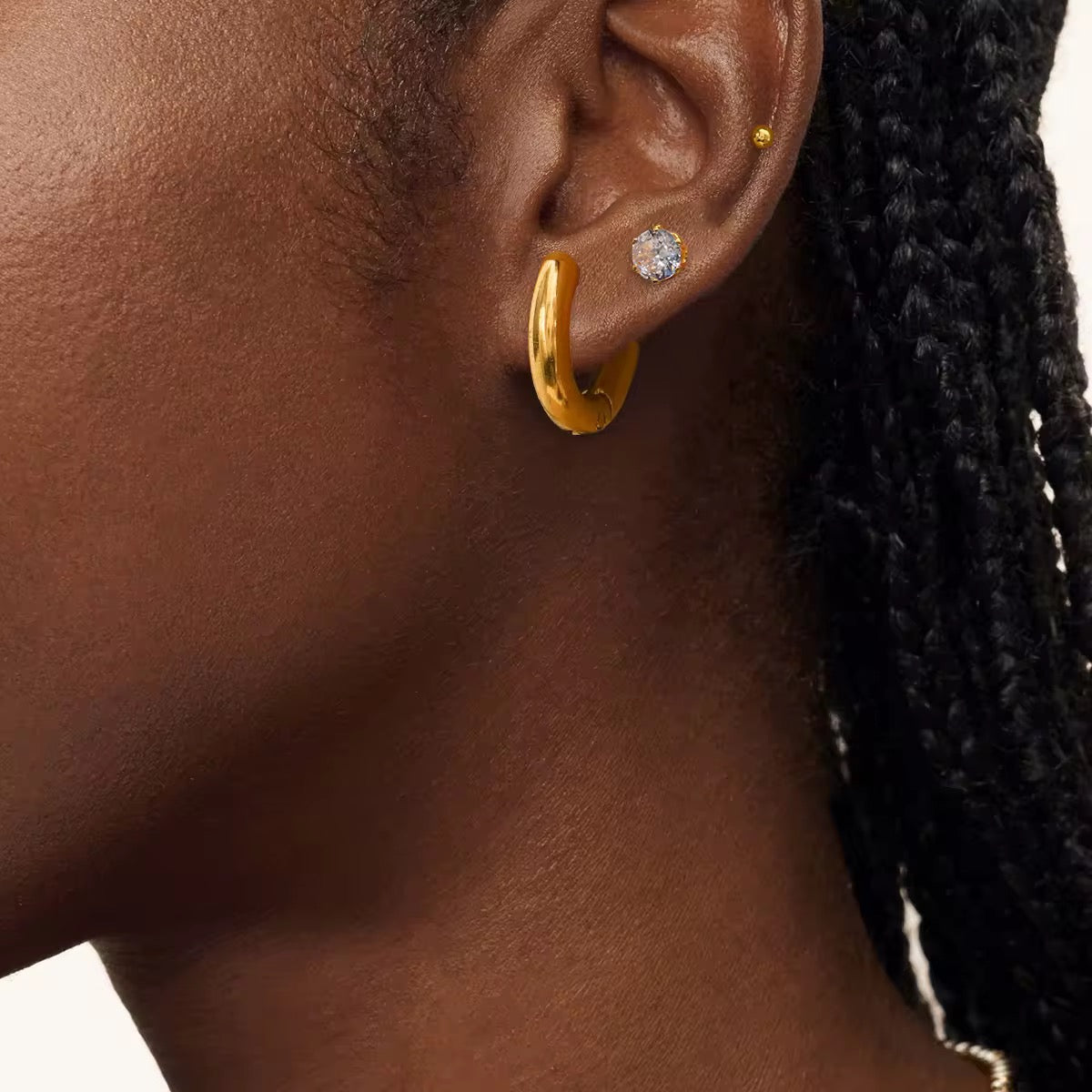 Minimal Ear Stack(Set Of 3)