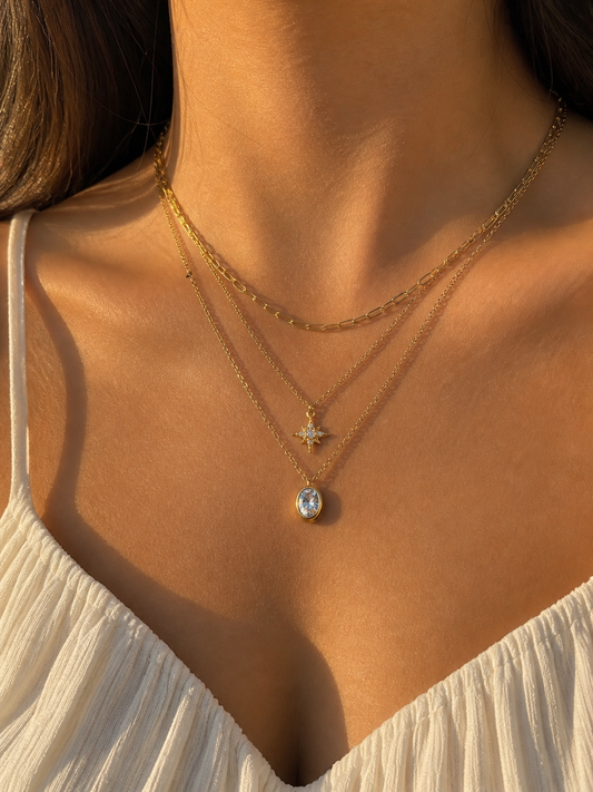 Solitaire Glow Neckpiece