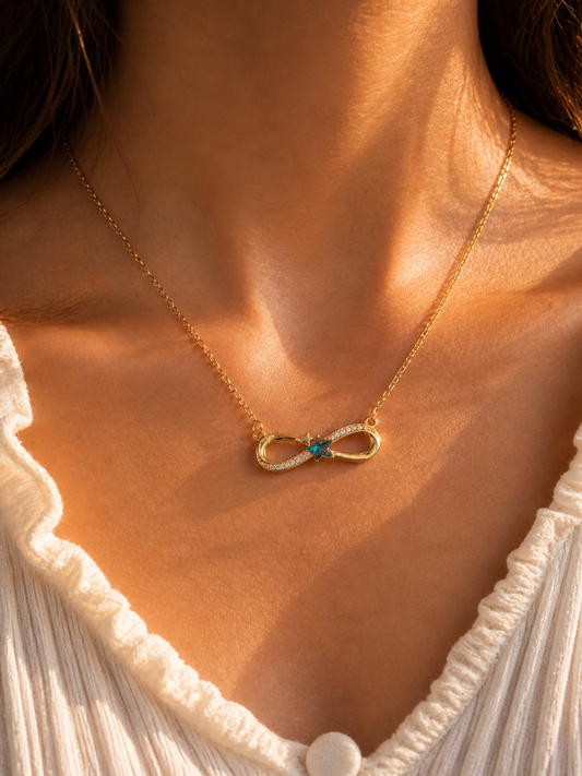 Infinity Blue Star Neckpiece