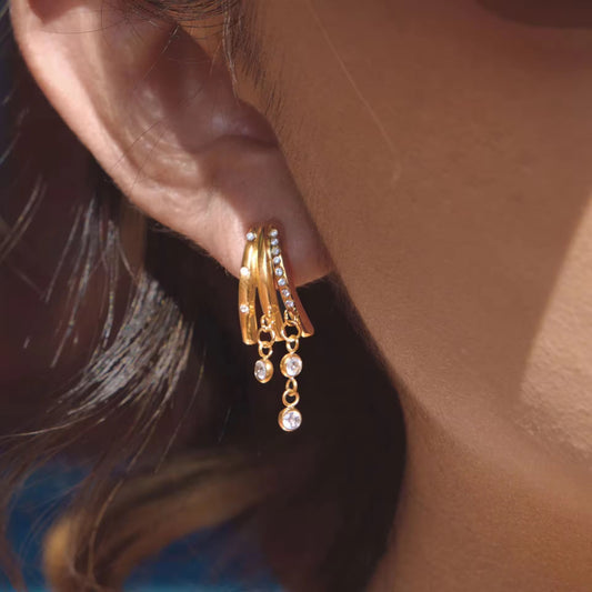 Crystal Rain Earrings