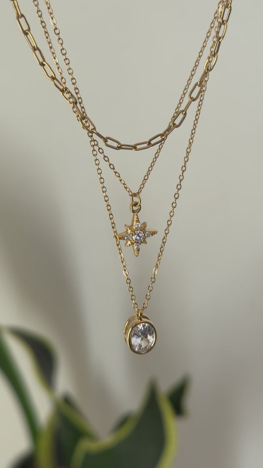 Solitaire Glow Neckpiece