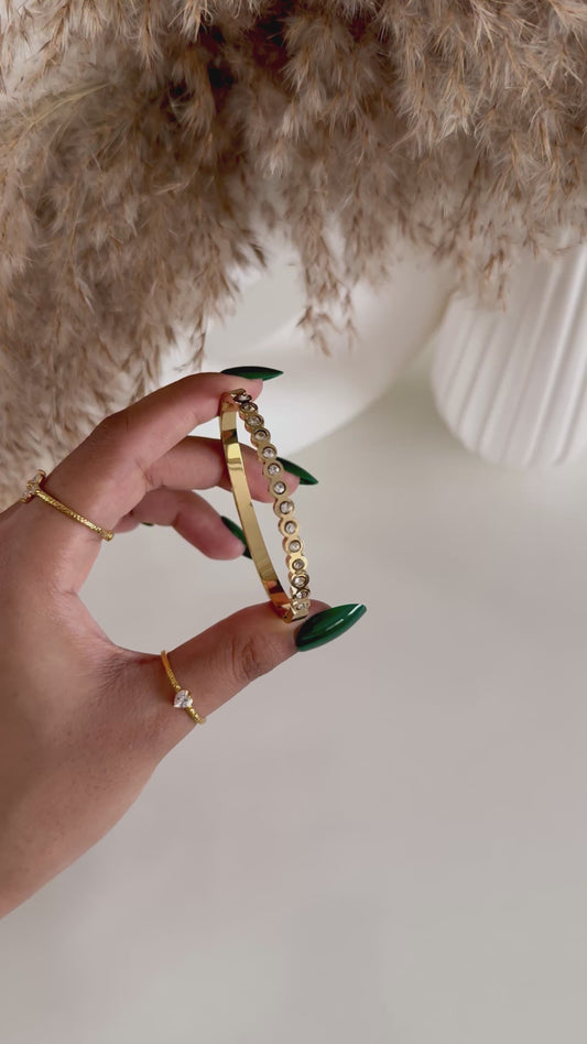 Cosima Small Beads Thin Wrist Kada