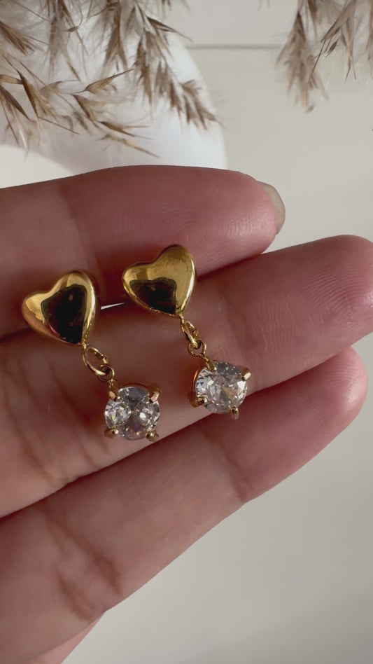 Mini Heart Earrings